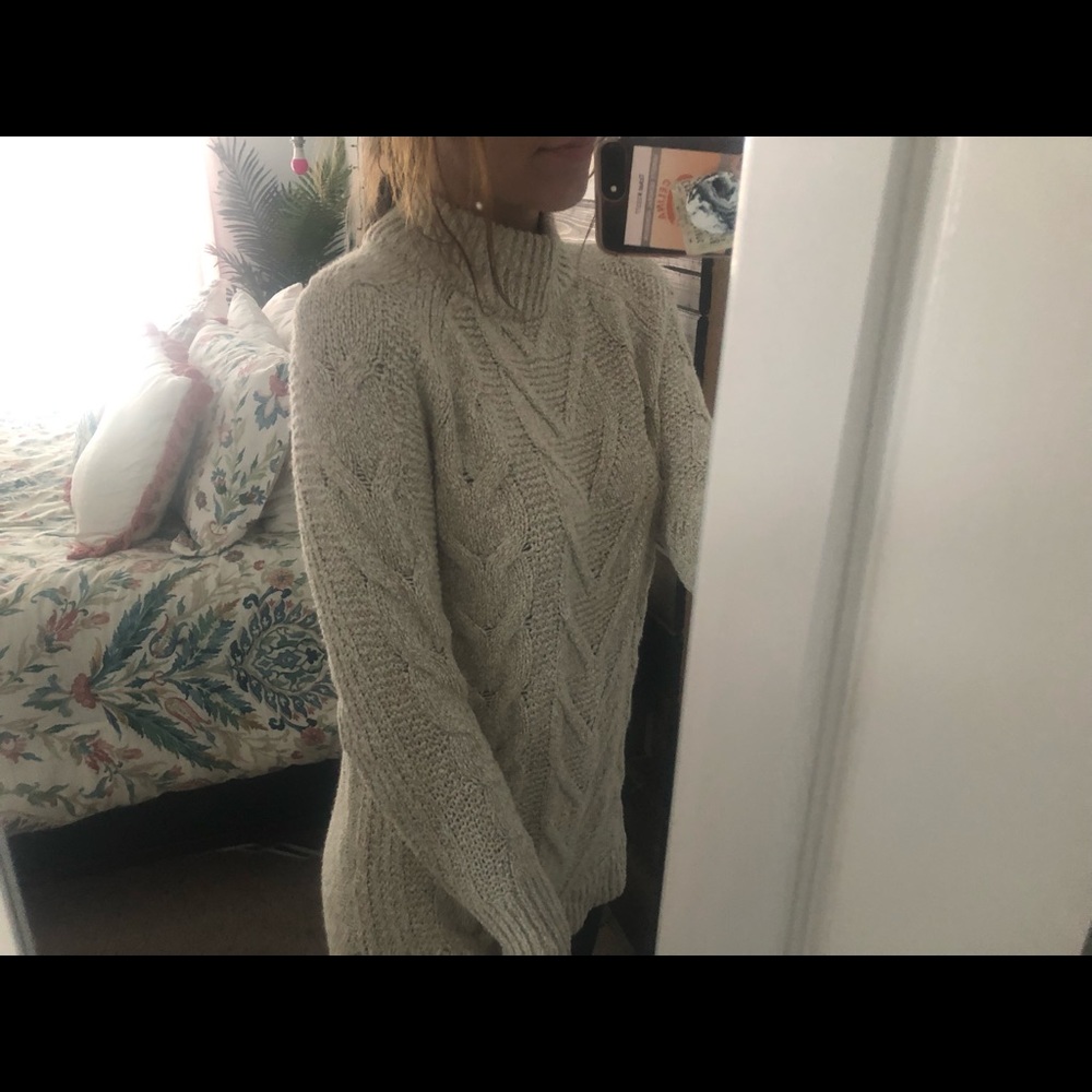 Thick sweater.